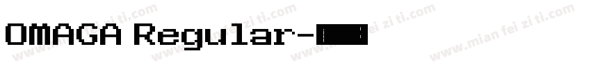 OMAGA Regular字体转换